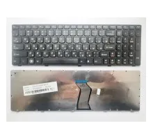 Клавіатура ноутбука Lenovo IdeaPad G570/G770/Z560 Series черная с черной рамкой RU (A43392)
