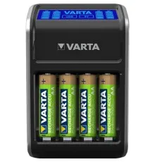 Зарядний пристрій для акумуляторів Varta LCD PLUG CHARGER +4*AA 2100 mAh (57687101441)