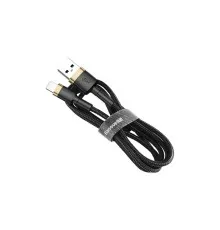 Дата кабель USB 2.0 AM to Lightning 3.0m 2.0A gold-black Baseus (CALKLF-RV1)