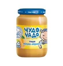 Дитяче пюре Чудо-Чадо Яблуко та Абрикос з 4 місяців 170 г (4820016251427)