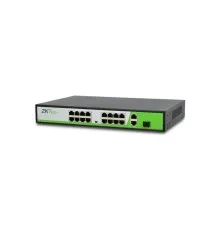 Комутатор мережевий ZKTeco ZK-PoE1621N-200W (ZK-PoE1621N(S)-200W)