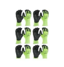Захисні рукавиці Milwaukee Hi-Vis Cut розмір M/8, 12 пар (4932492914)