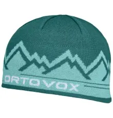 Шапка Ortovox Peak Beanie pacific green - бірюзовий (025.001.0151)
