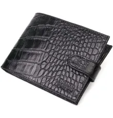 Гаманець Bond Accessories З натуральної шкіри Чорний (21995)