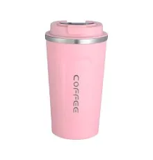 Термокружка Merlion MugCoffe 500 мл з відкидною кришкою, рожева (MugCoffe-500Pink)