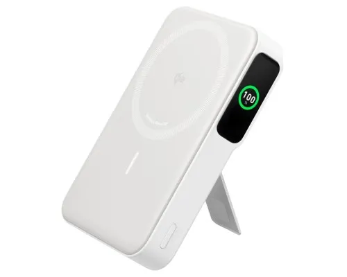 Батарея універсальна Anker MagGo 10000mAh, Qi2/15W, PD, 27W, USB-C, white (A1654G21)
