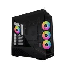 Корпус для ПК Lian Li V100R case with pre-installed four 120mm RGB PWM fan, Black (G99.V100RX.01)
