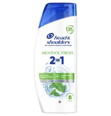 Шампунь Head & Shoulders 2 в 1 Проти лупи Свіжість ментолу 400 мл (8700216305419)
