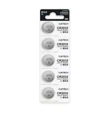 Батарейка CR 2032 coin cell battery * 5 CUKTECH (CKCR2032CNWT)