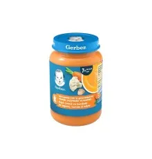 Дитяче пюре Gerber Весняний суп зі шматочками овочів, індичкою та кропом з 7 місяців 190 г (1227381)
