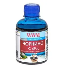 Чорнило WWM CANON GI-490 200г Cyan (C49/C)