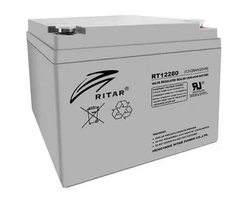 Батарея до ДБЖ Ritar AGM RT12280, 12V-28Ah (RT12280)