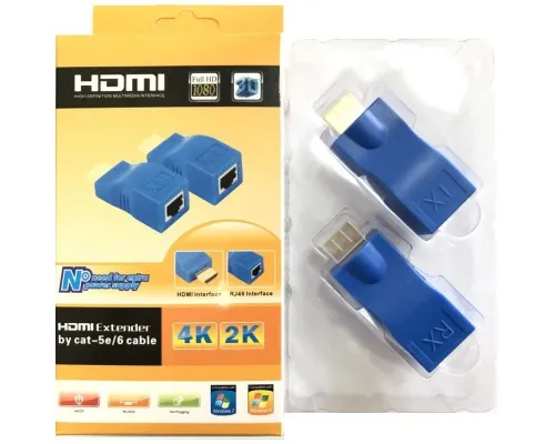Адаптер HDMI extender 30 m Atcom (14369)