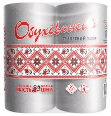 Туалетний папір Обухівський 2 шари сірий 4 рулони (4820003833803)