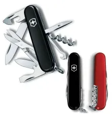 Ніж Victorinox Climber Ukraine Чорно-червоний (1.3703.3.1)