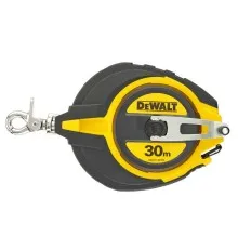 Рулетка DeWALT STEEL, 30 м х 10 мм, гумовий литий корпус (DWHT0-34093)