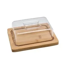 Маслянка кухонна Ardesto Midori, 20х15х7.5см, бамбук, пластик (AR0919)