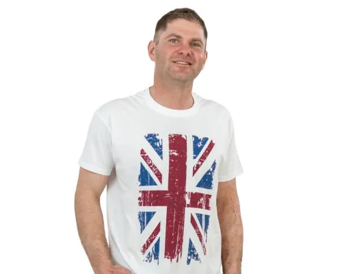 Футболка Sol's Regent 150 Great Britain Flag білий S (11380102/10S)
