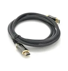 Кабель мультимедійний HDMI M to HDMI M 1.0m V2.0 4K black VEGGIEG (YT-HDMI(M)/(M)HX-1/19700)
