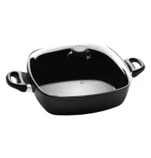Сотейник Swiss Diamond XD Induction квадратий з кришкою 28х28 см (XD66282ic)