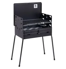 Гриль-барбекю Bo-Camp вугільний Suitcase Model Black (8130030) (DAS303886)