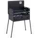 Гриль-барбекю Bo-Camp вугільний Suitcase Model Black (8130030) (DAS303886)