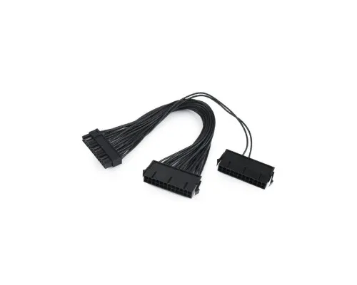 Перехідник MB power connector splitter 24-pin, 0.3m Cablexpert (CC-PSU24-01)