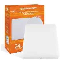 Світильник точковий Євросвітло LED-SS-170-24 6400К без рамки