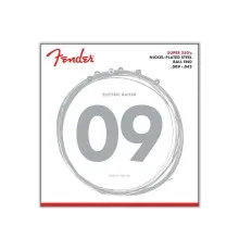Струни для гітари Fender 250L Nickel-Plated Steel Guitar Strings (09-42) (A009834)