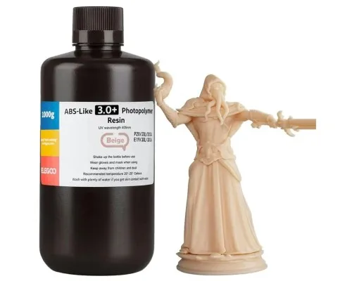 Фотополімерна смола ELEGOO Resin, ABS-like 3.0 plus 1кг, beige (50.103.0209)