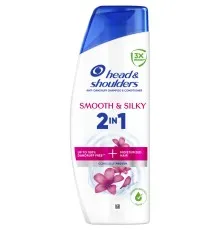 Шампунь Head & Shoulders 2 в 1 Проти лупи Гладке та шовковисте 400 мл (8006530305259)