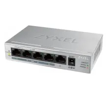 Комутатор мережевий ZyXel GS1005HP-EU0101F