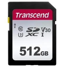 Карта пам'яті Transcend 512GB SDXC class 10 UHS-I (TS512GSDC300S)
