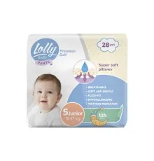 Підгузки Lolly Premium Soft Junior 5 (12-17 кг) 28 шт (4820174981006)