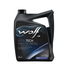 Моторна олива Wolf VITALTECH 5W40 B4 DIESEL 4л (8334009)