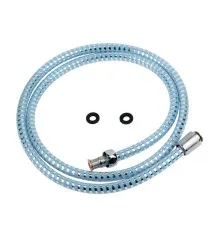 Шланг для душа TAU 1/2" PVC 2-х шаровий синій 150см (XB-1483)