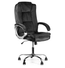 Офісне крісло Barsky Soft Microfiber Black (Soft-04)