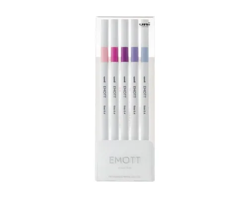 Лайнер UNI набір Emott Floral Color 0.4 мм 5 кольорів (PEM-SY/5C.07FC)