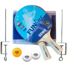 Комплект для настільного тенісу Gewo Free Time 2 Bats 3 Balls + сітка (96970000) (931305)