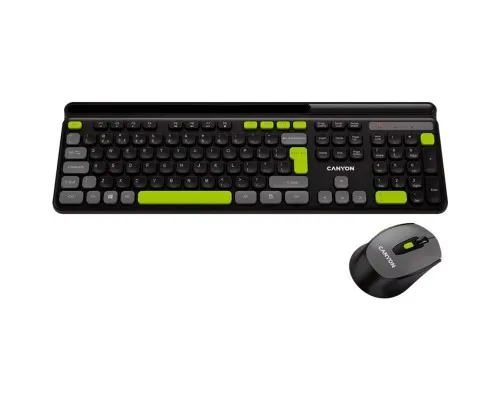 Комплект Canyon HSET-W5 Wireless UA Black (CNS-HSETW5BK)