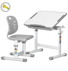 Парта зі стільцем Evo-kids Ergo Grey (Evo-05 Ergo G)