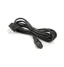 Кабель живлення C13 3.0m 0.5mm2 Voltronic (PC-186 CEE7/7-C13-CCA30)