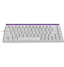 Клавіатура Ajazz NK68 Red Switch USB UA White (NK68-R-S-W)