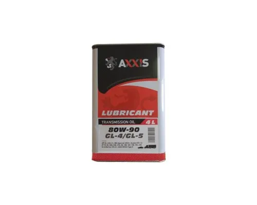 Трансмісійна олива AXXIS 80W-90 GL-4/GL-5 4л (AX-2058)