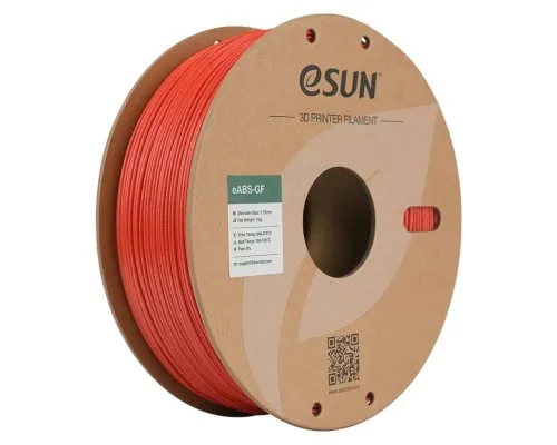 Пластик для 3D-принтера eSUN EABS-GF 1,75mm 1kg RED (EABS-GF-P175R1)