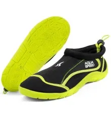 Аквашузи Aqua Speed Aqua Shoe Model 704-18 чорний, жовтий 37 (5908217691613)