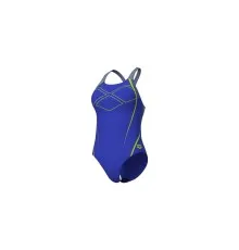Купальник Arena Graphic Swimsuit Swim Pro Back 009024-850 синій, жовтий 44 (3468337621577)