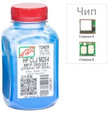 Тонер HP Pro CLJ M452/477 60г Cyan +chip AHK (3202784)