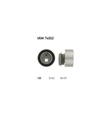 Ролик натягувача ременя SKF VKM 74002
