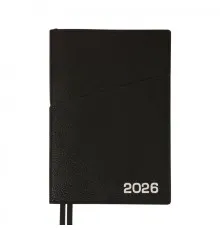 Тижневик Leo planner А5 датований 2026 "Credo", інтегральний, чорний, 368 сторінок (252647)